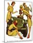 "The Wonderful Life of Wilbur the Jeep" B-Norman Rockwell-Mounted Giclee Print