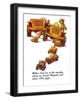 "The Wonderful Life of Wilbur the Jeep" E, January 29,1944-Norman Rockwell-Framed Giclee Print