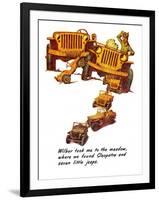 "The Wonderful Life of Wilbur the Jeep" E, January 29,1944-Norman Rockwell-Framed Giclee Print