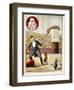 The Wonderful Performing Dogs'. an Act Involving Dogs in a Circus Ring-null-Framed Giclee Print