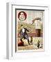 The Wonderful Performing Dogs'. an Act Involving Dogs in a Circus Ring-null-Framed Giclee Print