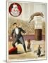 The Wonderful Performing Dogs'. an Act Involving Dogs in a Circus Ring-null-Mounted Giclee Print