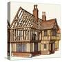 The Wonderful Story of Britain: Building a Tudor House-Peter Jackson-Stretched Canvas