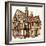 The Wonderful Story of Britain: Building a Tudor House-Peter Jackson-Framed Giclee Print