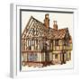 The Wonderful Story of Britain: Building a Tudor House-Peter Jackson-Framed Giclee Print