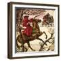 The Wonderful Story of Britain: Highwaymen and Robbers-Peter Jackson-Framed Giclee Print