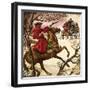 The Wonderful Story of Britain: Highwaymen and Robbers-Peter Jackson-Framed Giclee Print