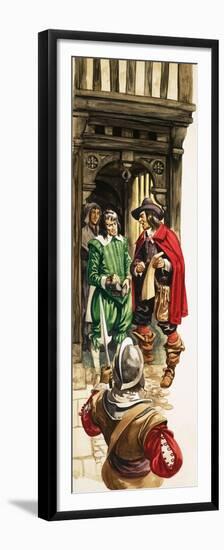 The Wonderful Story of Britain: King Charles the First. Tax Collectors-Peter Jackson-Framed Premium Giclee Print