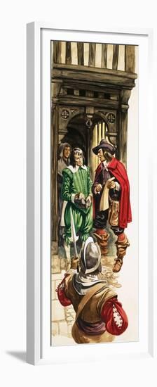 The Wonderful Story of Britain: King Charles the First. Tax Collectors-Peter Jackson-Framed Premium Giclee Print