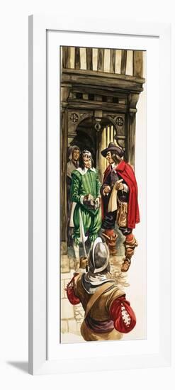 The Wonderful Story of Britain: King Charles the First. Tax Collectors-Peter Jackson-Framed Giclee Print