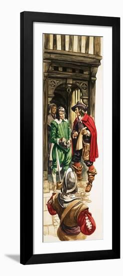 The Wonderful Story of Britain: King Charles the First. Tax Collectors-Peter Jackson-Framed Giclee Print