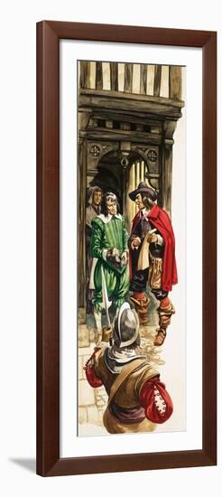 The Wonderful Story of Britain: King Charles the First. Tax Collectors-Peter Jackson-Framed Giclee Print