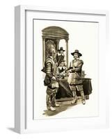 The Wonderful Story of Britain: Oliver Cromwell-Peter Jackson-Framed Giclee Print