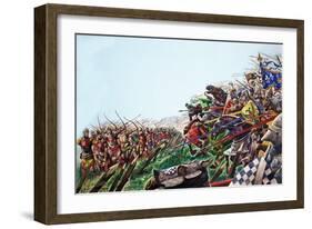 The Wonderful Story of Britain: the Battle of Agincourt-Peter Jackson-Framed Giclee Print
