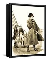 The Wonderful Story of Britain: The Battle of Waterloo-Peter Jackson-Framed Stretched Canvas