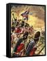 The Wonderful Story of Britain: The Battle of Waterloo-Peter Jackson-Framed Stretched Canvas