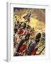 The Wonderful Story of Britain: The Battle of Waterloo-Peter Jackson-Framed Giclee Print