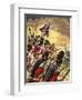 The Wonderful Story of Britain: The Battle of Waterloo-Peter Jackson-Framed Giclee Print