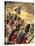 The Wonderful Story of Britain: The Battle of Waterloo-Peter Jackson-Stretched Canvas