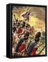 The Wonderful Story of Britain: The Battle of Waterloo-Peter Jackson-Framed Stretched Canvas