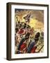 The Wonderful Story of Britain: The Battle of Waterloo-Peter Jackson-Framed Giclee Print