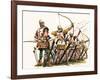 The Wonderful Story of Britain: the Bowmen of Britain-Peter Jackson-Framed Giclee Print