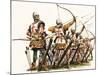 The Wonderful Story of Britain: the Bowmen of Britain-Peter Jackson-Mounted Giclee Print