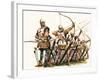 The Wonderful Story of Britain: the Bowmen of Britain-Peter Jackson-Framed Giclee Print