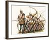 The Wonderful Story of Britain: the Bowmen of Britain-Peter Jackson-Framed Giclee Print