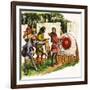 The Wonderful Story of Britain: the Bowmen of Britain-Peter Jackson-Framed Giclee Print