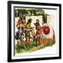 The Wonderful Story of Britain: the Bowmen of Britain-Peter Jackson-Framed Giclee Print