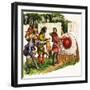 The Wonderful Story of Britain: the Bowmen of Britain-Peter Jackson-Framed Giclee Print