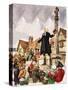 The Wonderful Story of Britain: The Good Work of John Wesley-Peter Jackson-Stretched Canvas