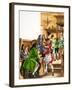 The Wonderful Story of Britain: The Wonderful Coffee-Houses-Peter Jackson-Framed Giclee Print