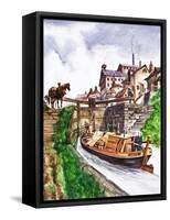 The Wonderful Story of Britain: Why Canals Are Made-null-Framed Stretched Canvas