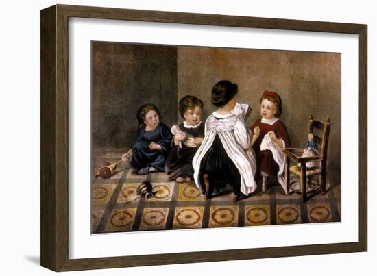 The Wonderful Story-Currier & Ives-Framed Giclee Print