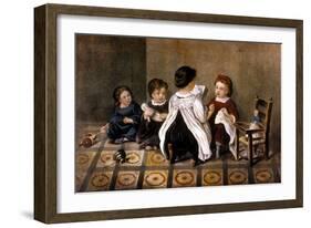 The Wonderful Story-Currier & Ives-Framed Giclee Print