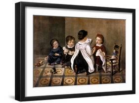 The Wonderful Story-Currier & Ives-Framed Giclee Print