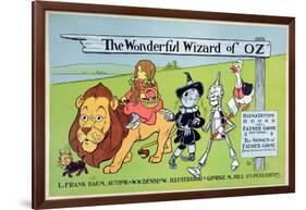 The Wonderful Wizard of Oz and Father Goose, C.1900-William W. Denslow-Framed Giclee Print