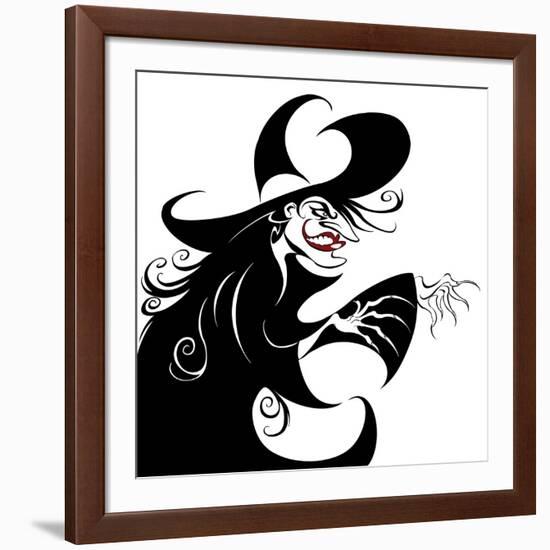 'The Wonderful Wizard of Oz': The Wicked Witch of the West-Neale Osborne-Framed Giclee Print