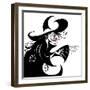 'The Wonderful Wizard of Oz': The Wicked Witch of the West-Neale Osborne-Framed Giclee Print