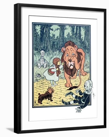 The Wonderful Wizard of Oz-William W^ Denslow-Framed Art Print