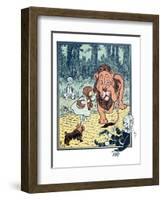 The Wonderful Wizard of Oz-William W^ Denslow-Framed Art Print