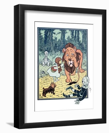 The Wonderful Wizard of Oz-William W^ Denslow-Framed Art Print