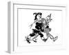 The Wonderful Wizard of Oz-William W^ Denslow-Framed Art Print