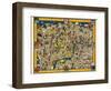 The Wonderground Map Of London Town-Macdonald Gill-Framed Art Print