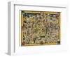 The Wonderground Map Of London Town-Macdonald Gill-Framed Art Print