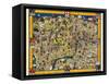 The Wonderground Map Of London Town-Macdonald Gill-Framed Stretched Canvas