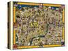 The Wonderground Map Of London Town-Macdonald Gill-Stretched Canvas