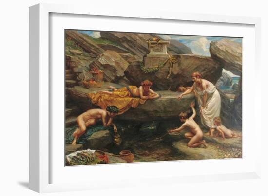 The Wonders of the Deep: an Idyll-Sir Edward John Poynter-Framed Giclee Print